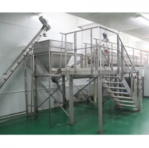 Continuous steam sterilization equipment for processing poppy seed cereal spice additives