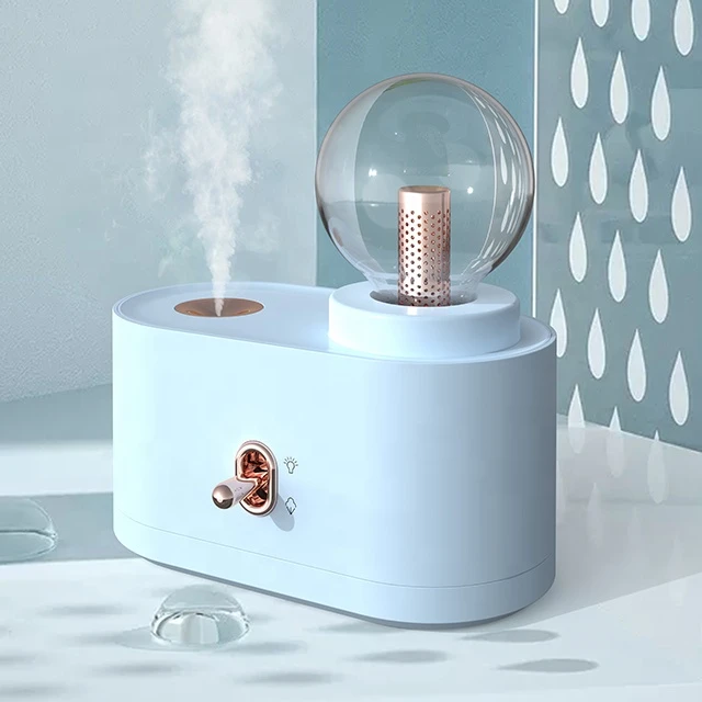 Cool Mist Humidifier Spray Moisturizing Ultrasonic Mini Air Humidifier with Warm Night Light