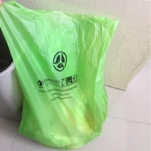 Corn Starch +PBAT 100% biodegradable garbage bag
