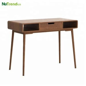 Corner fancy wooden computer desk