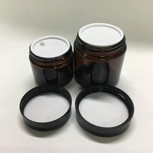 Cosmetic Packaging Empty Amber Serum Bottle 60ml 100ml Lotion Glass Cosmetic Bottle/Jar/Container