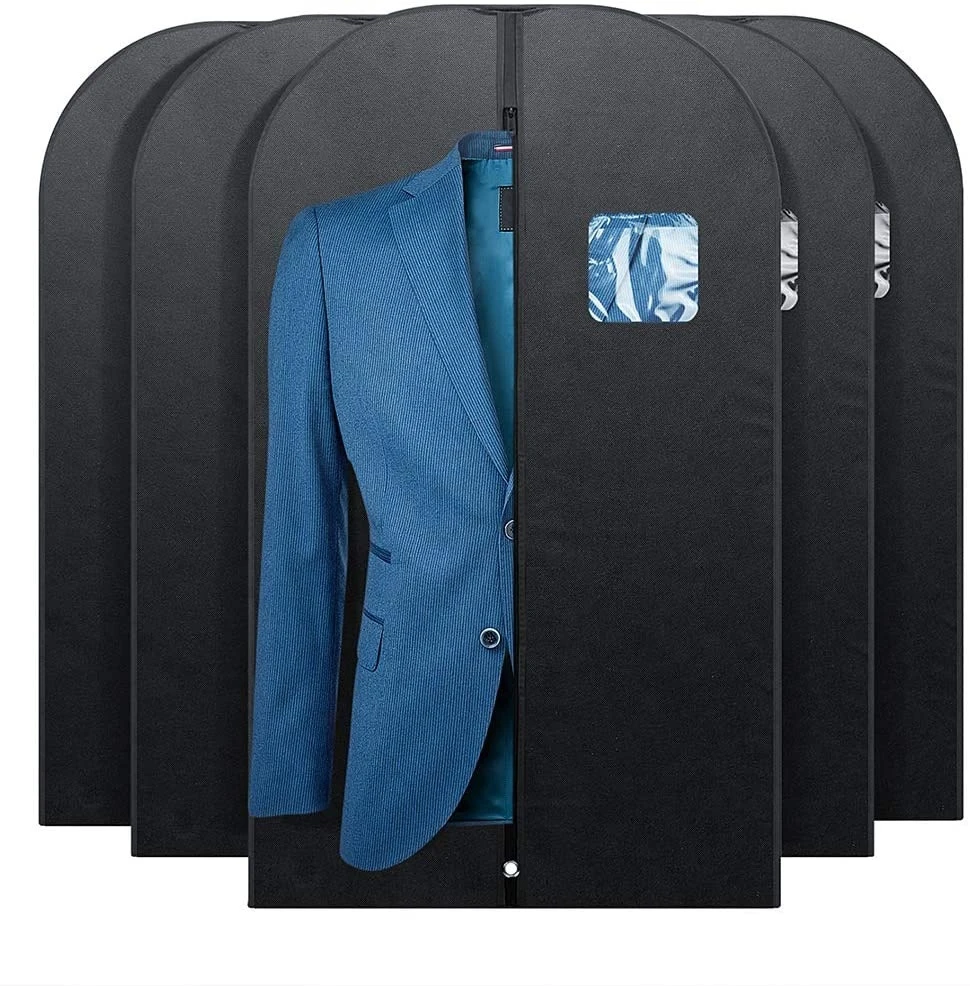 Covers for Luggage, Dresses, Linens, Storage or Travel Suit Bag with Clear Window Garment Bag
