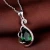 Import Crystal Gemstone CZ Necklace 925 Sterling Silver Jewelry For Women New Arrival from China