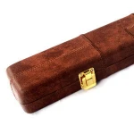 CUESOUL 1.5m Leatherette case with 2 sections for snooker cues, Hard cue case for sale