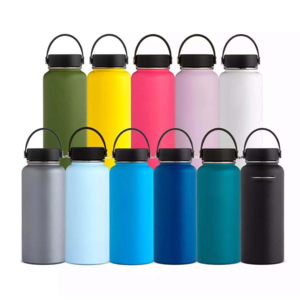 Custom Big Capacity 32oz insulated vacuum dipping thermos bottle hydroflask Stainless Steel Flask Water Bottle