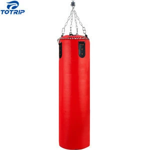 Custom Boxing Man Punching Bags Heavy Free Standing Boxing Sand Bag without inner