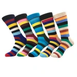 Custom Compression Bamboo Happy Ankle Cycling Soccer Invisible Trampoline Teen Tube Christmas Cotton Running Crew Toe Sock
