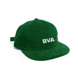 Custom Corduroy Hat Snapback 6 Panel Screen Print Embroidery Available One Size Fits All Green