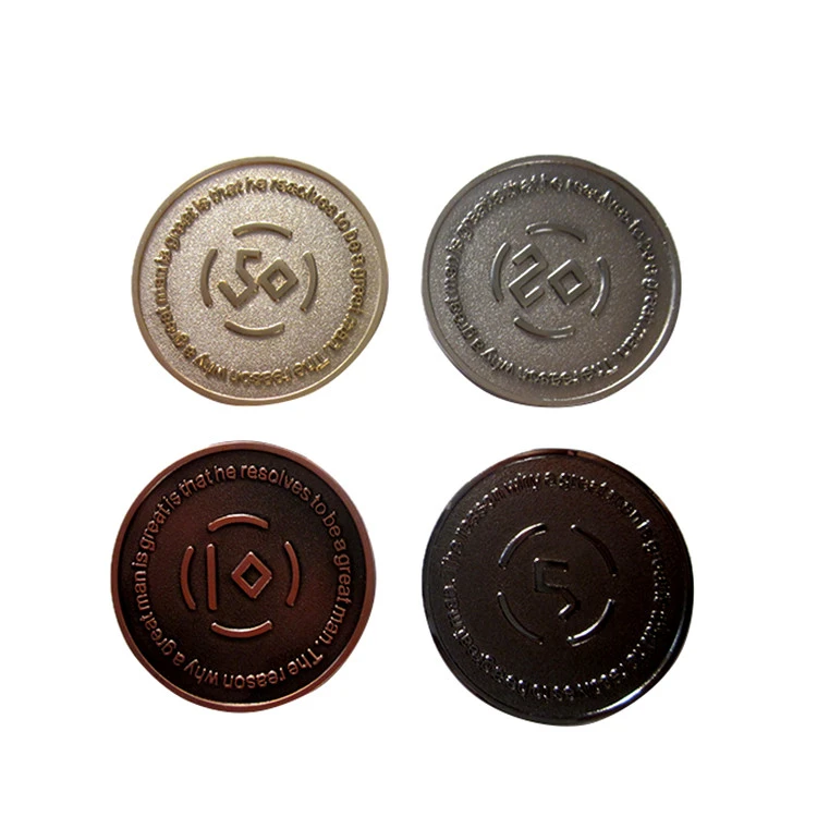 Custom Designs Sports Bronze Star Souvenir Challenge Coin