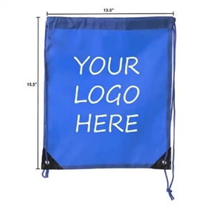 Custom Draw string Bag Logo Printing Waterproof Sports Polyester Nylon Backpack Non-WovenBag