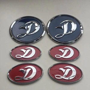 Custom high quality ABS car emblem and metal car badge and metal car sticker and auto grill
