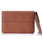 custom high quality genuine leather cow leather A4 briefcase/file folder