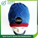 Custom high quality good price of warm knit cotton wool hat buy direct from china manufacturer