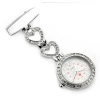 Custom Logo Rose Gold Nurse Watch Metal HeartShaped Quartz Pocket Nurses Watch With Names Engraved