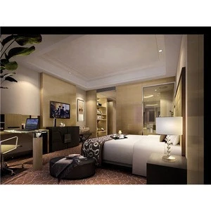 Custom made luxury 5 star hotel king bed bedroom furniture high quality wooden bedroom furniture sets