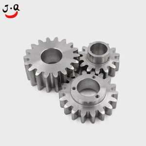 Custom made precision cnc milling and turning steel gear parts with heat treatment