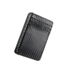 Custom Minimalist Slim RFID Blocking Cardholder Mens Leather Credit Card Holder Case Wallet