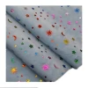 custom polyester sparkle plush fabric foil printed super soft toy fabric sparkle shaggy fabric