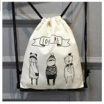 Custom printed organic cotton canvas tote supermarket promotion bag