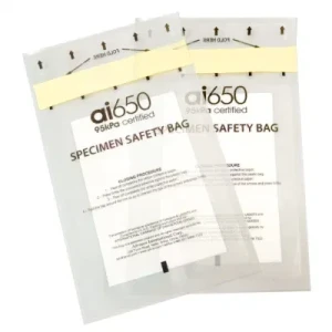 Custom Printed Thicker Autoclavable Specimen Transport Bags 3/4 Layers LDPE Plastic Biohazard Bags Safety Bag Ues Medical Lab