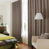 Custom Size Curtain in Guangzhou Factory Pleated Sheer  Hotel Blackout Curtain