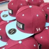 Custom snap back hat wholesale, 3d logo customised hats,acrylic hat fabric