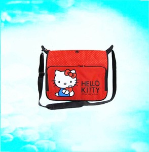 customized 600d polyester shoulder cute messenger bag