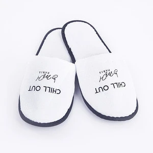Customized disposable hotel personalized mens slippers
