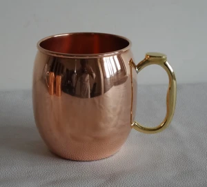 Customized Hammered Copper Moscow Mule Mug With Ayurveda Benefits Latest Solid Copper Mug At Wholesale Price