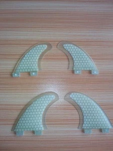 customized High quality honeycomb FCS quad surfboard fins surfing in water for surfboards