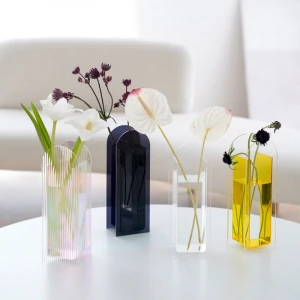 Customized Home Decoration Acrylic Flower Vase