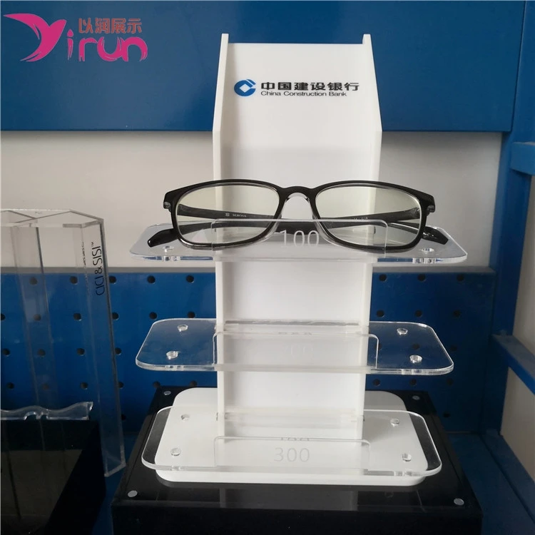 Customized Modern Acrylic Eyewear Display Sun Glasses Display Stand Sunglasses Rack