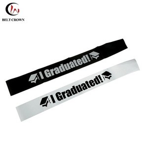 Customized Personalized Cheap Wide  Colorful Satin Sash For Graduation Ceremony Birthdays Pageants Party Decoration