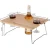 Import Customized Portable and Foldable Bamboo Picnic Wine Table Outdoor Snack Table on the Beach Park from China