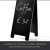 Import Customized Size Double Sides Wooden Blackboard A Framed Chalk Board from China