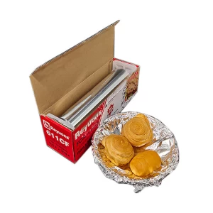 Customized sized food packaging household aluminum foil rolls 30cm*50m