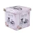 Import Customized Sublimation Linen Foldable velvet ottoman storage stool for living room from China