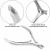 Import Cuticle Trimmer with Cuticle Pusher Callus Nippers Professional Stainless Steel Nail Pusher from China