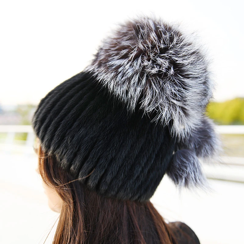 CX-C-56C Women Promotional Mink Fur Russia Winter Hat