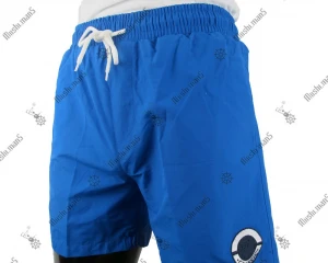 Dark Blue polyester mens shorts from manufacture