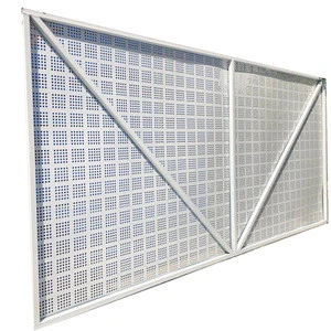 Decorative aluminum powder coated perforated metal panel