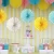 Import Decorative Wedding Party Paper Crafts 4-12 Paper Fans DIY Hanging Tissue Paper Flower for Wedding Birthday Party Festival from China