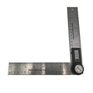 Degrees Measurements 0 to 360 Stainless Steel Digital Angle Finder Ruler