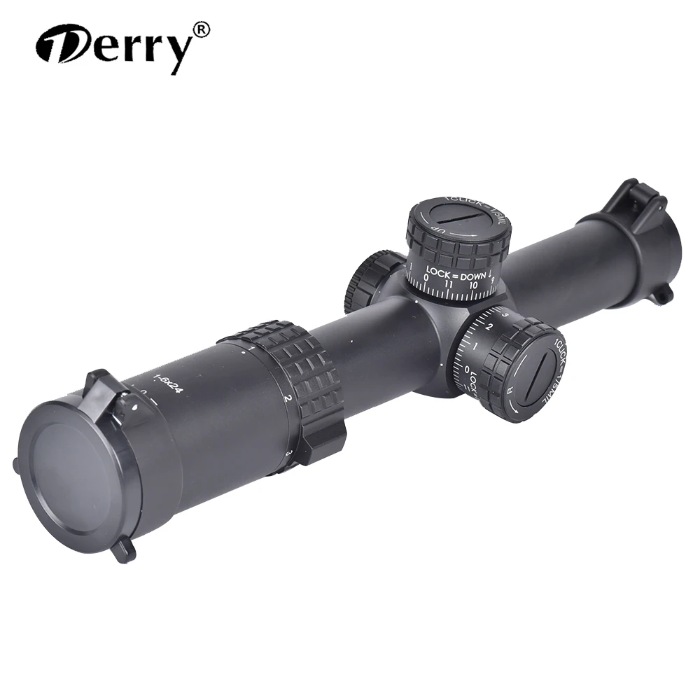 Derry low moq 1-6x24 IR Rifle Scope OEM/ODM Optical Riflescope