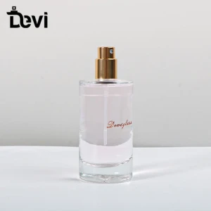 Devi Wholesale Private label 10ml 50ml luxury class cap empty  round fancy perfume glass bottle for sale elegant perfume bottles