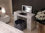 diamond decoration dresser table with stool beauty salon saddle stool
