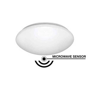 Direct sale 18W Auto on off  radar microwave motion sensor led ceiling light for corridor hallway patio yard warehouse