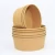 Import Disposable brown kraft paper salad bowl for salad fruit 900cc 1000cc 1100cc 1200cc 1300cc with lids from China