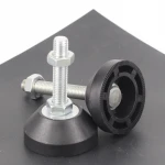 DLPO M10*80 adjustable foot mount anti vibration machine mount  Leveling Pad feet retractable casters cup