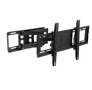 Double Arm Articulating Cantilever TV Bracket Wall Mount with Tilt for 32"-56" LCD LED Plasma Flat Panels - Heavy Gage Reinforce